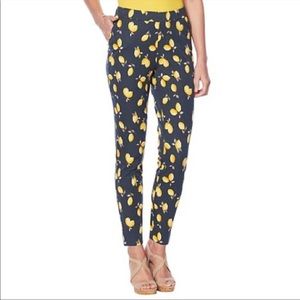 Lemon Way flawless twill Crop/Ankle pants lemon 🍋 print!